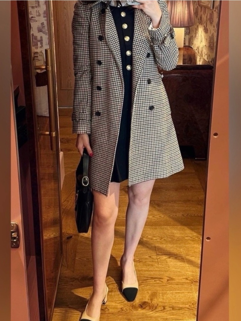 Jcrew NWT icon trench Double-Breasted Wool-cashmere Blend Coat - Navy